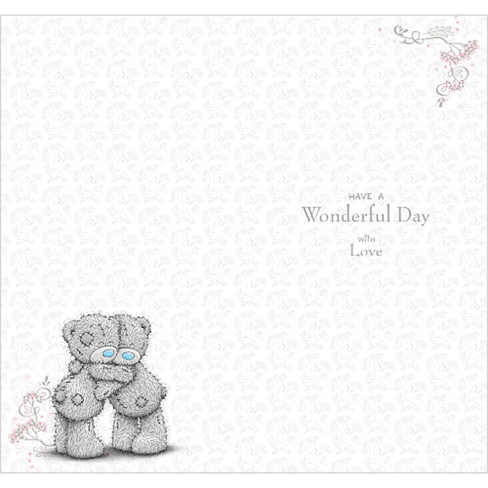 Wishes to You Both Me to You Bear Anniversary Card Extra Image 1